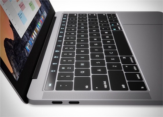 想象一下动态OLED触控面板会是什么样子的MacBook Pro